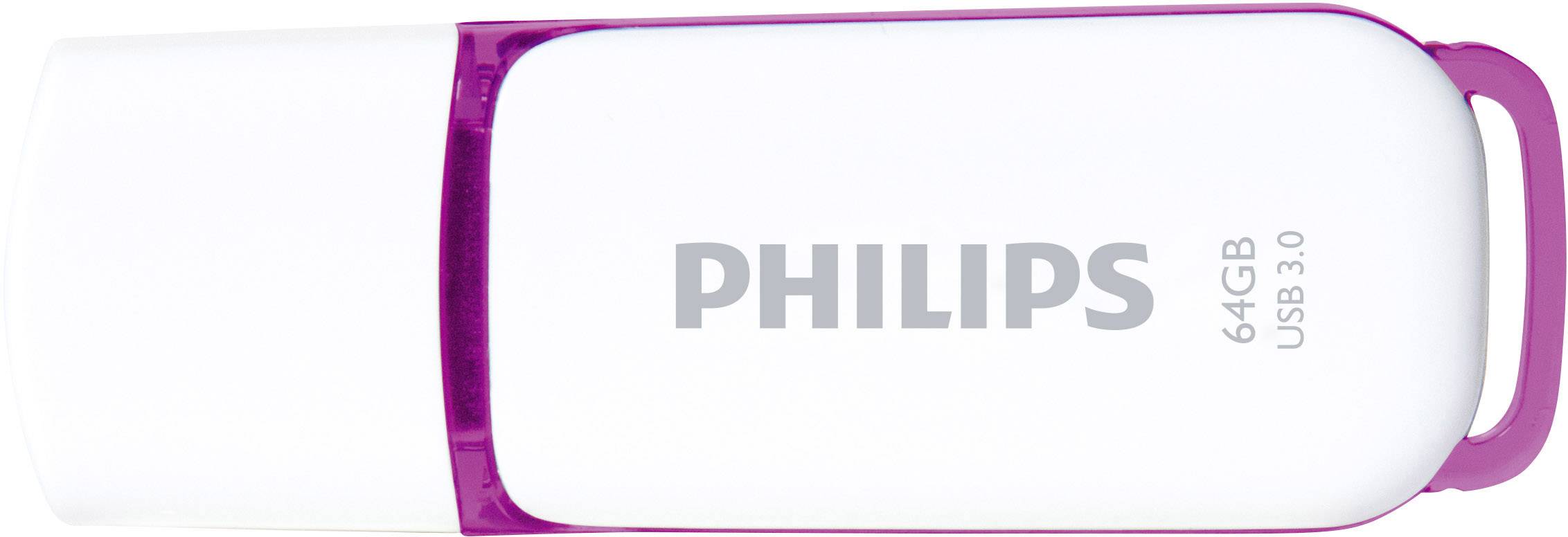 Philips SNOW USB-Stick 64 GB Purple FM64FD75B/00 USB-A (USB 3.2 Gen 1)