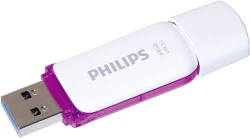 Philips SNOW USB Stick 64 GB Purple FM64FD75B 00 USB 3.2 Gen 1 (USB 3.0)  - Onlineshop Voelkner