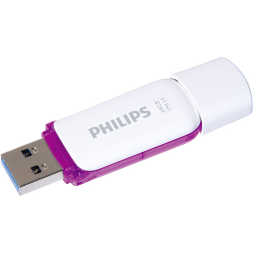 Philips SNOW USB-Stick 64 GB Purple FM64FD75B/00 USB 3.2 Gen 1 (USB 3.0)