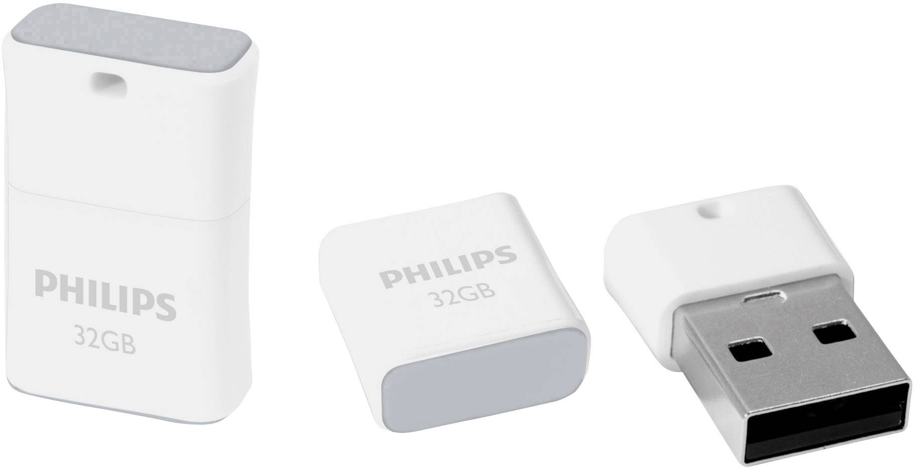 Philips PICO USB-Stick 32 GB Grau FM32FD85B/00 USB 2.0