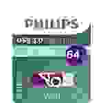 Philips VIVID Clé USB 64 GB violet FM64FD00B/00 USB 3.2 (1è gén.) (USB 3.0)