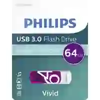 Philips VIVID USB-Stick 64GB Purple FM64FD00B/00 USB-A (USB 3.2 Gen 1) Philips VIVID USB-Stick 64GB Purple FM64FD00B/00 USB-A (USB 3.2 Gen 1)