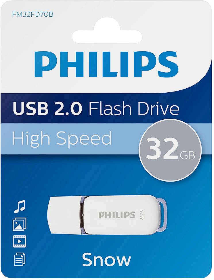 Philips SNOW USB-Stick 32 GB Grau FM32FD70B/00 USB-A (USB 2.0)