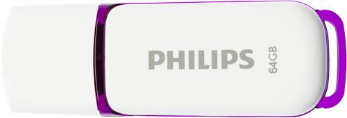 Philips SNOW USB Stick 64 GB Purple FM64FD70B 00 USB 2.0  - Onlineshop Voelkner