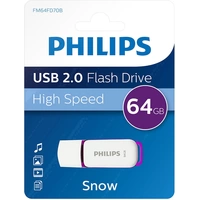 Philips SNOW USB-Stick 64 GB Purple FM64FD70B/00 USB-A (USB 2.0) Philips SNOW USB-Stick 64 GB Purple FM64FD70B/00 USB-A (USB 2.0)