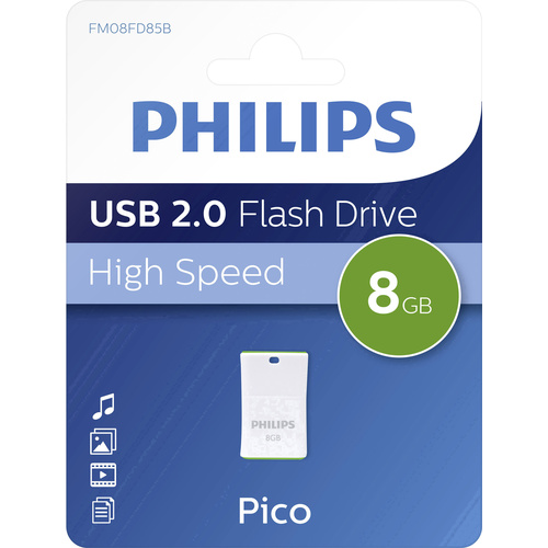 Philips PICO USB-Stick 8 GB Grün FM08FD85B/00 USB 2.0