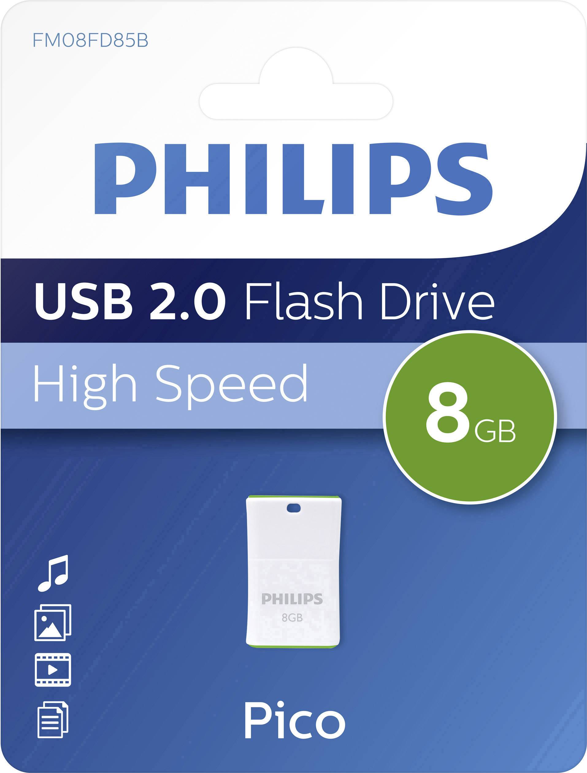 Philips PICO USB-Stick 8 GB Grün FM08FD85B/00 USB 2.0