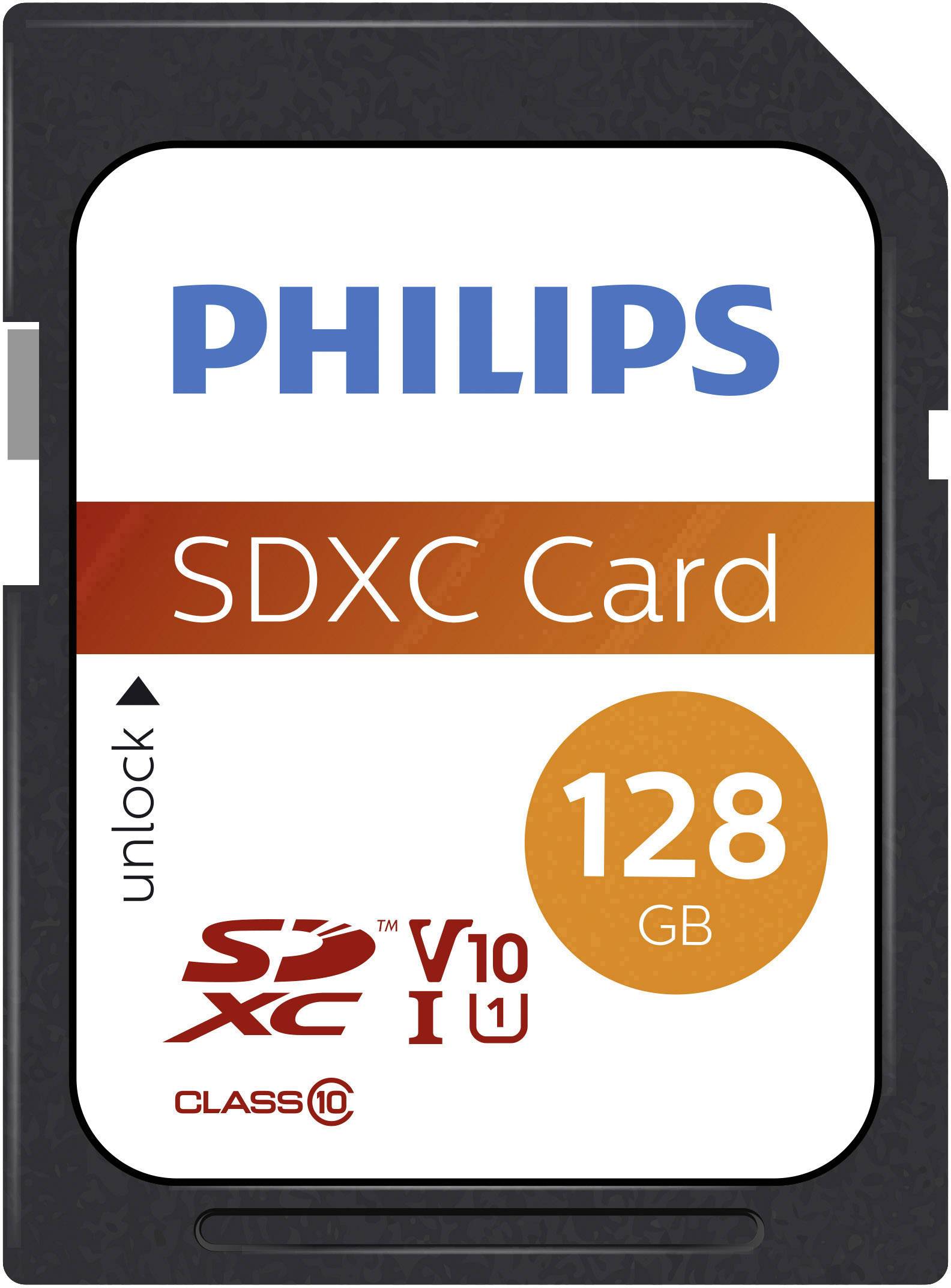 Philips SDXC-Karte 128 GB Class 10