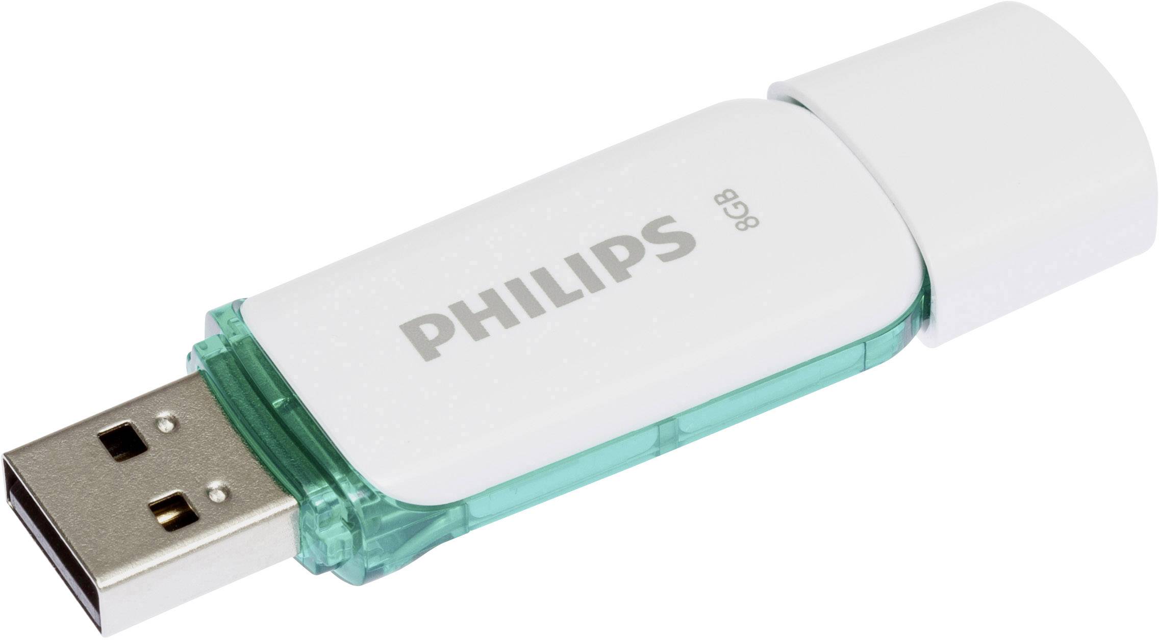 Philips SNOW USB-Stick 8 GB Grün FM08FD70B/00 USB-A (USB 2.0)