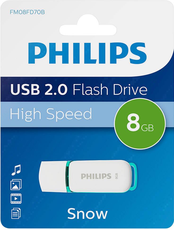Philips SNOW USB-Stick 8 GB Grün FM08FD70B/00 USB-A (USB 2.0)