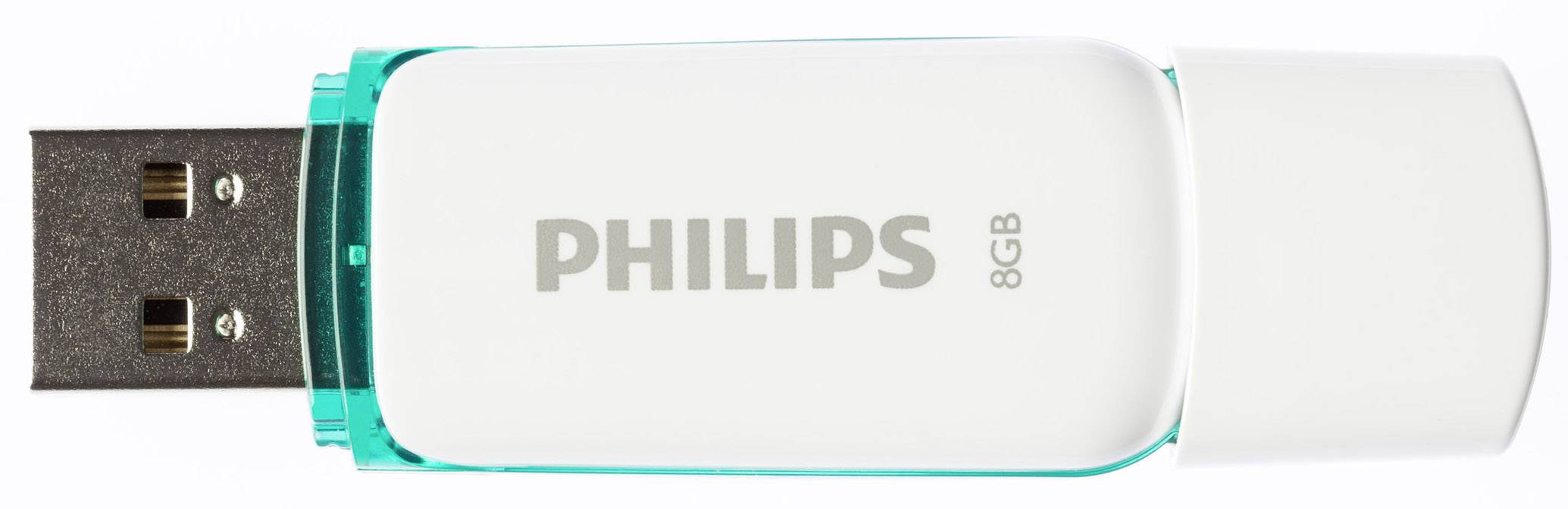 Philips SNOW USB-Stick 8 GB Grün FM08FD70B/00 USB-A (USB 2.0)