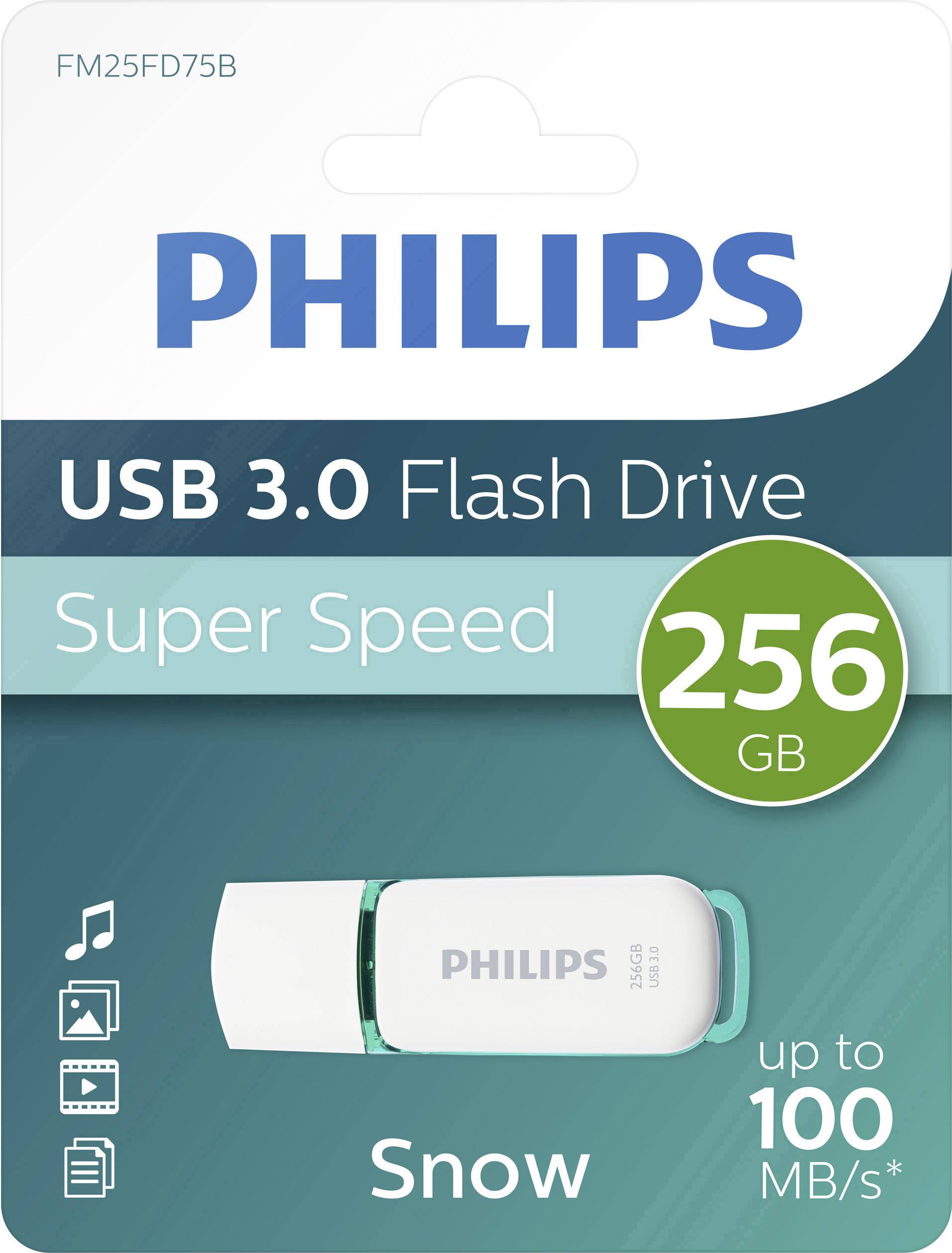 Philips SNOW USB-Stick 256 GB Grün FM25FD75B/00 USB 3.2 Gen 1 (USB 3.0)