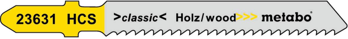 Metabo 623631000 5 Stichsägeblätter, Holz, 51 5St.