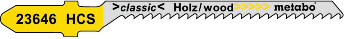 Metabo 623605000 25 Stichsägeblätter, Holz 51 25 St.