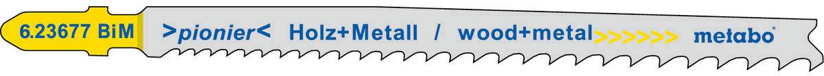 Metabo 623621000 25 StichsägeblätterHolz+Metall106 25St.