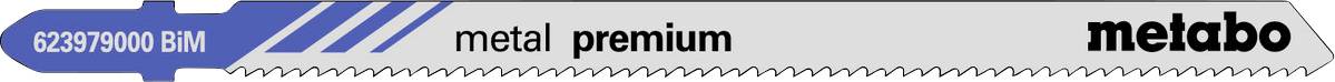 Metabo Metall Premium Schleifscheibe mit Produktcode 623979000 und BIM-Logo auf einer grau-blauen Verpackung.