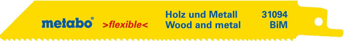 Metabo 628246000 25 SäbelsägeblätterHolz+Metall150 25St.
