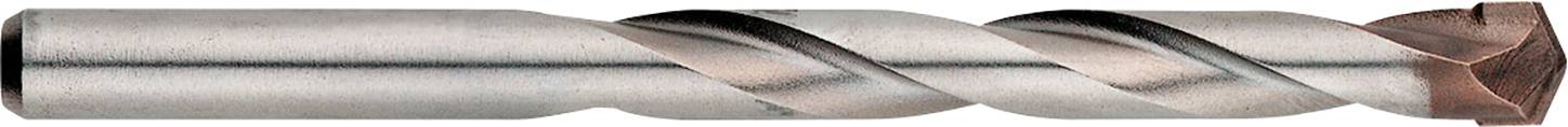 Metallbohrer mit spiralförmigen Schneiden und spitzem Ende, geeignet für das Bohren in Hartmetall.