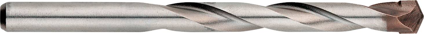 Metallbohrer mit spiralförmigen Schneidkanten und bronzefarbener Spitze, geeignet zum Bohren in Metalloberflächen.