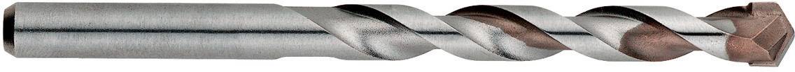 Ein metallischer Spiralbohrer mit doppelflutigem Design aus glänzendem Stahl. Geeignet für präzises Bohren in Metallen.