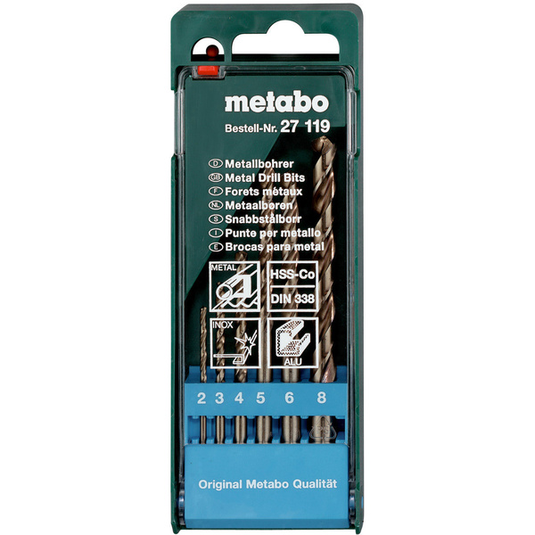 Metabo 627119000 Metall-Spiralbohrer-Set 6teilig 1St.
