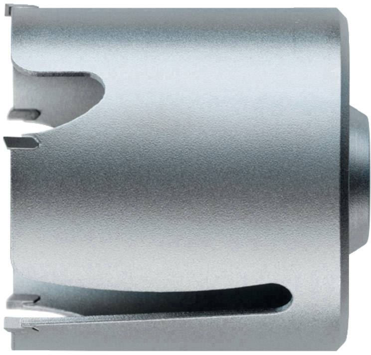 Metallische Lochsäge- oder Bohrkrone mit zylindrischer Form und Schneidezähnen am Rand, geeignet für das Durchbohren von Materialien.