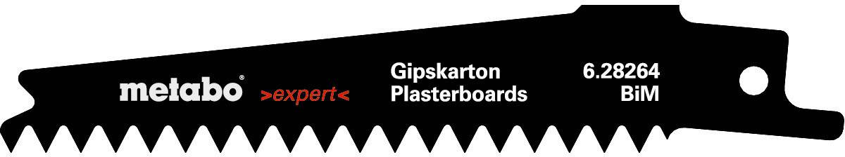 Metabo 628264000 5 Säbelsägeblätter, Gipskarton100 Sägeblatt-Länge 100 mm 5 St.