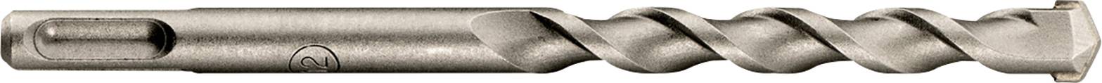 Ein silberner Bohrer mit spiraliger Spitze, geeignet für präzises Bohren in Holz oder Metall.