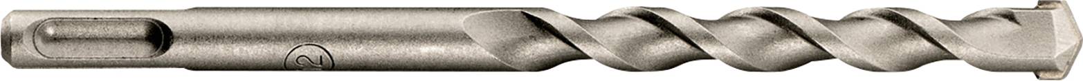 Metallbohrer mit spiralförmiger Nut und zylindrischem Schaft. Geeignet zum Bohren in Metalloberflächen.