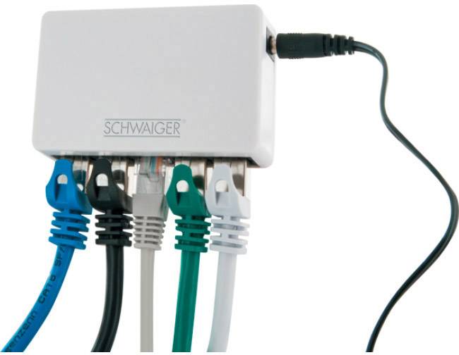 Schwaiger NWSW5 011 Netzwerk Switch RJ45 5 Port