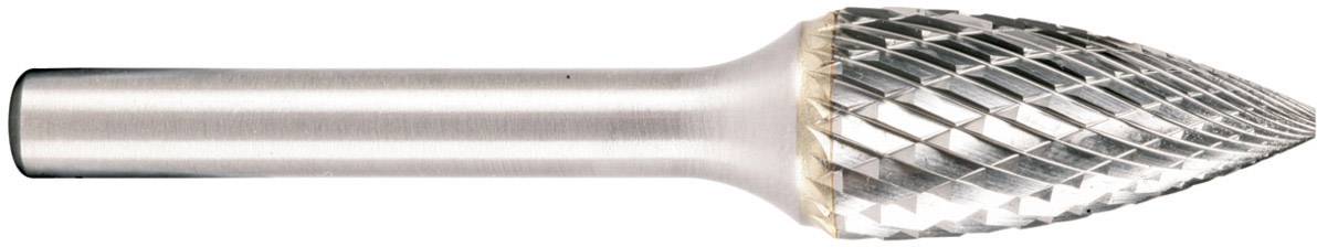 Metallfräser mit kegelförmigem Kopf, geeignet für Präzisionsbearbeitung und Materialabtrag in Metallbearbeitungsanwendungen.