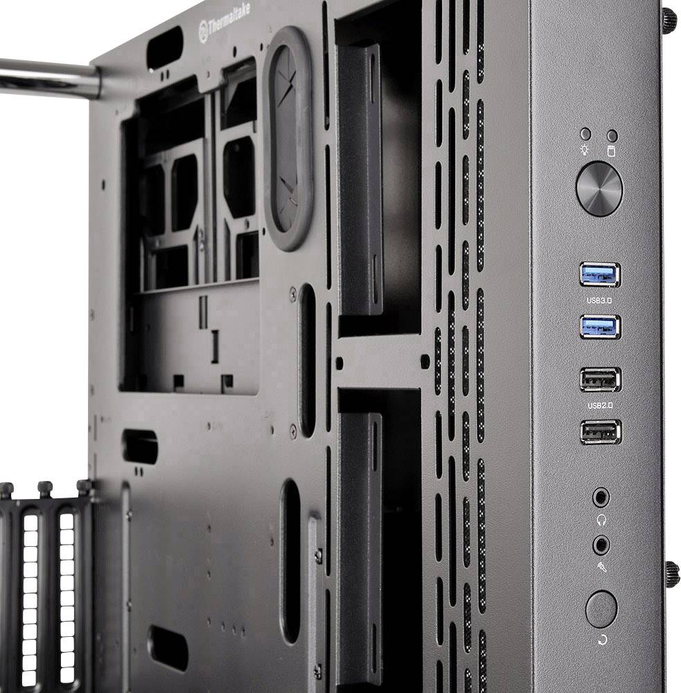 Thermaltake Core P3 TG Curve Midi-Tower PC-Gehäuse Schwarz Wandmontage, LCS Kompatibel