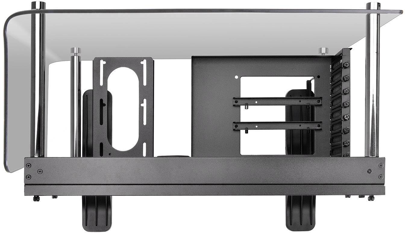 Thermaltake Core P3 TG Curve Midi-Tower PC-Gehäuse Schwarz Wandmontage, LCS Kompatibel