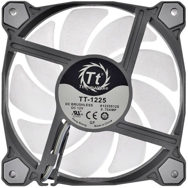 Thermaltake 3x Pure 12 ARGB Sync PC-Gehäuse-Lüfter Schwarz, RGB (B x H x T) 120 x 120 x 25 mm inkl. LED-Beleuchtung