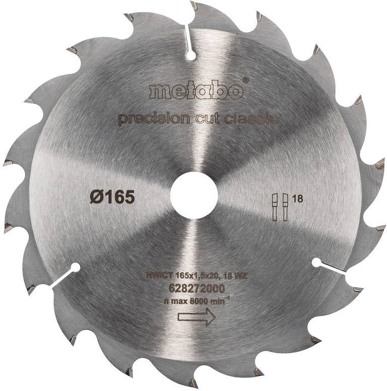 Metabo 628272000 Kreissägeblatt 165 mm 1 St.
