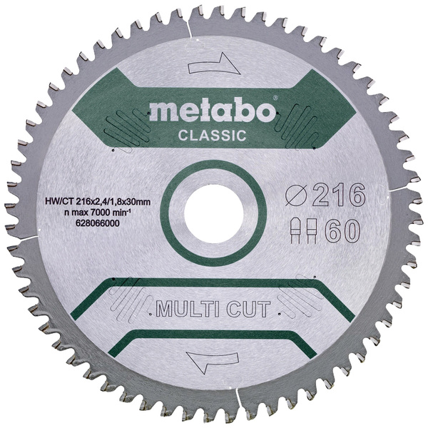 Metabo 628066000 Kreissägeblatt 216 mm 1 St.