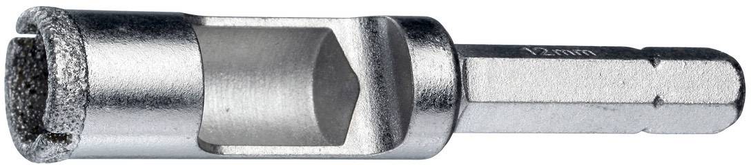 Stecknussaufsatz aus Metall, 12 mm, mit sechskantiger Basis, geeignet für Bohrmaschinen oder Schraubendreher, zur schnellen Befestigung von Sechskantschrauben.
