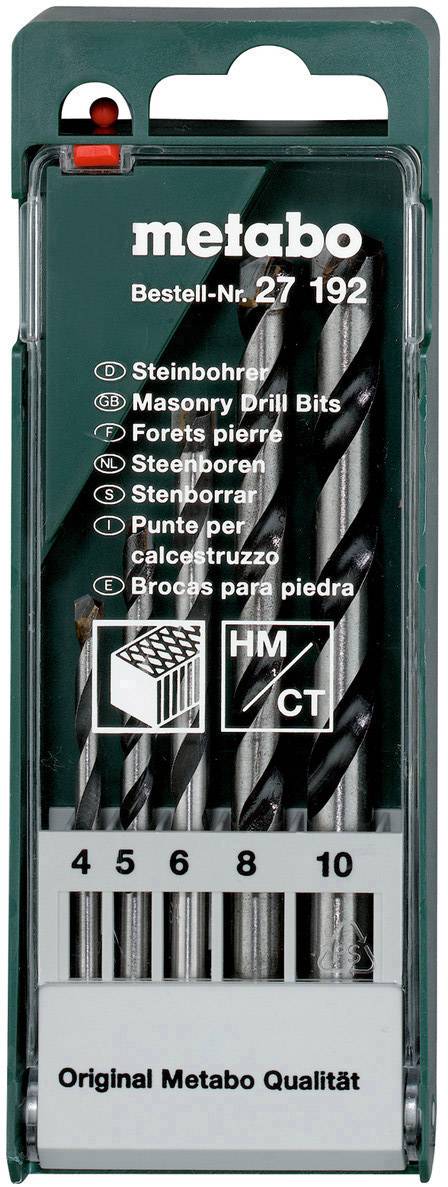 Metabo 627192000 Stein-Spiralbohrer-Set 5teilig 1St.