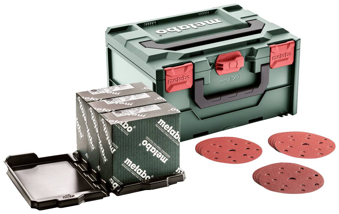 Metabo Metabox Schleifmittel-Set Ø150mm 626756000