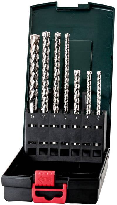 Metabo 626245000 Beton-Spiralbohrer-Set 7teilig 5 mm, 6 mm, 8 mm, 10 mm, 12 mm 7 St.