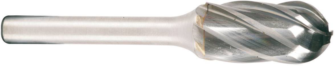 Ein Silberbohrer mit spiralförmigen Schneiden, verwendet zum Schneiden oder Bohren von Metall oder anderen harten Materialien.