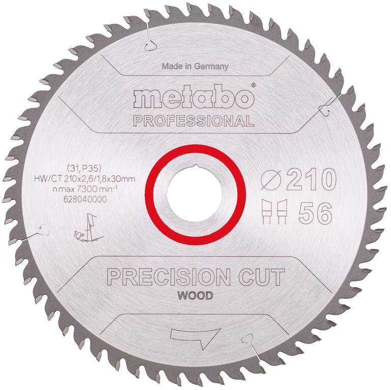 Metabo 628040000 Kreissägeblatt 210 mm 1 St.
