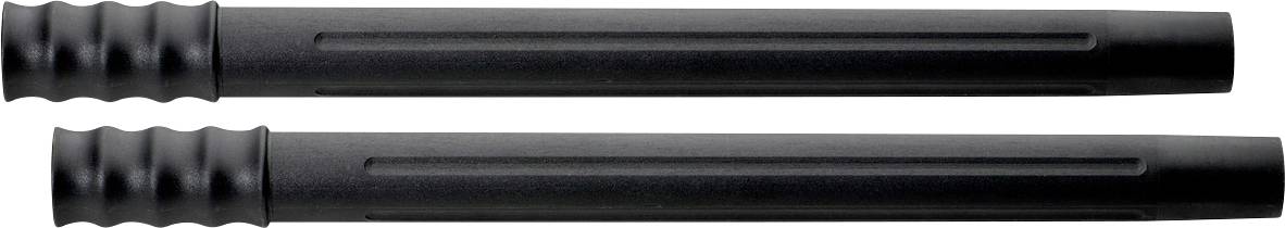 Zwei schwarze, zylindrische Stangen mit geripptem Griffende, horizontal nebeneinander angeordnet.
