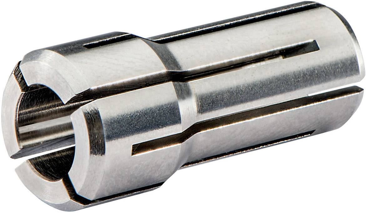 Metallische Spannzange mit mehreren Schlitzen zur Halterung von Werkzeugen oder Werkstücken in Bohrfuttern und Fräsmaschinen.