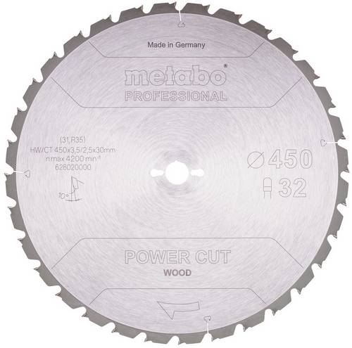 Metabo 628020000 Kreissägeblatt 450 mm 1 St.