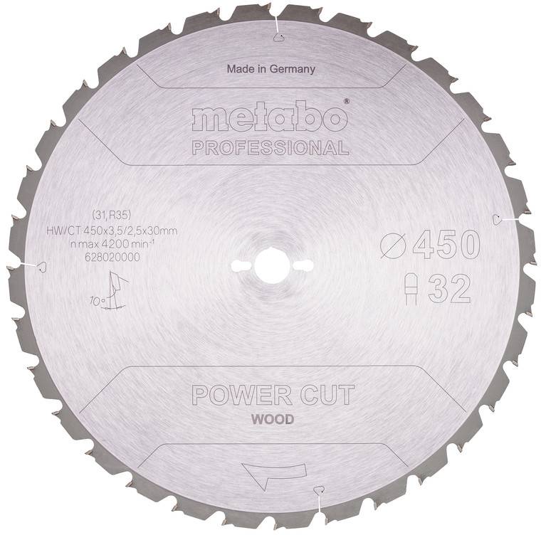 Metabo 628020000 Kreissägeblatt 450 mm 1 St.