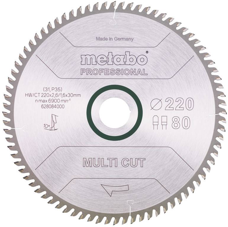 Metabo 628084000 Kreissägeblatt 220 mm 1 St.