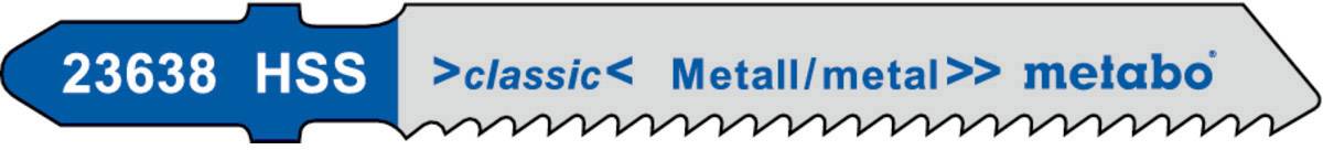 Metabo 623618000 25 Stichsägeblätter, Metall 51 25St.