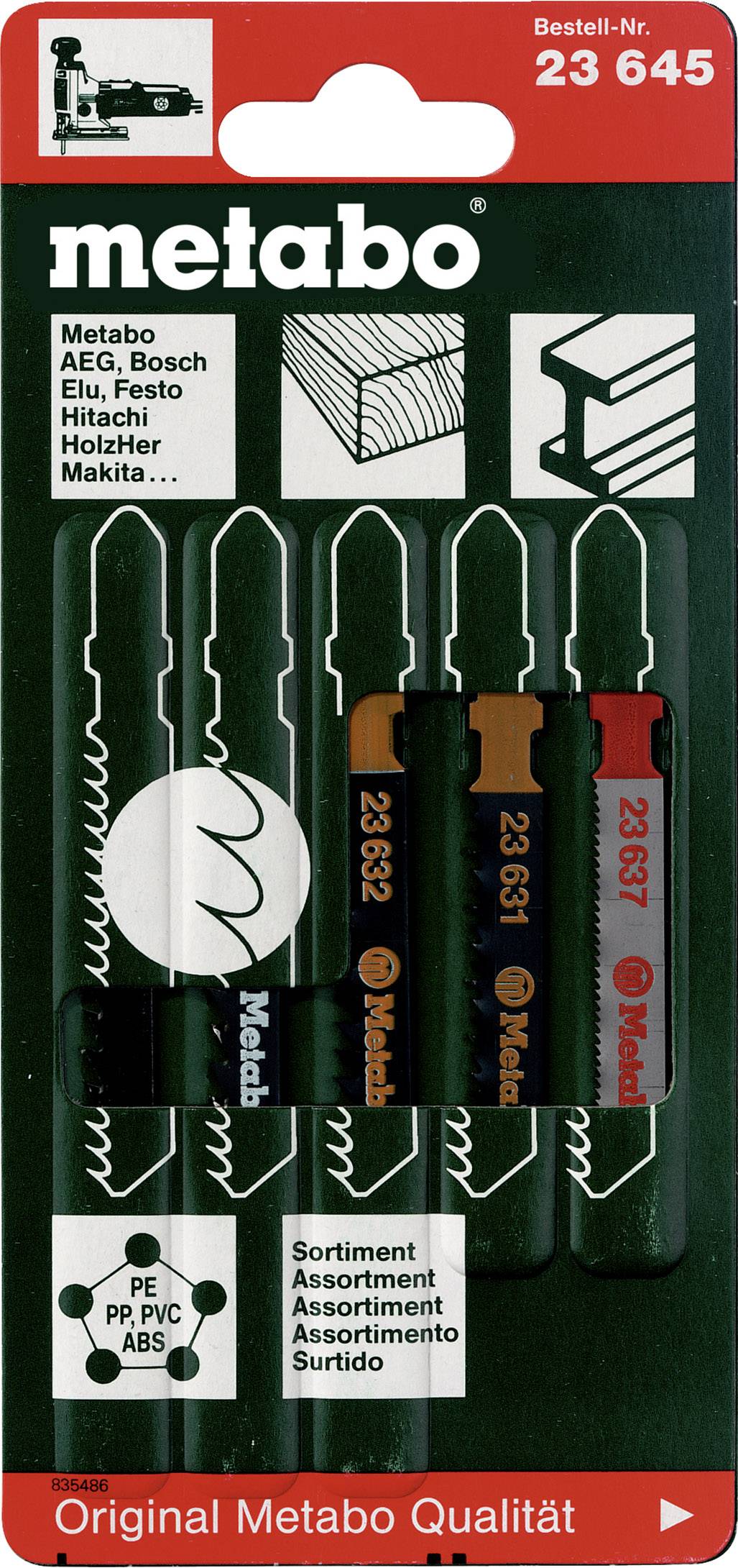 Metabo 623645000 Stichsägeblattsortiment 2 1 St.