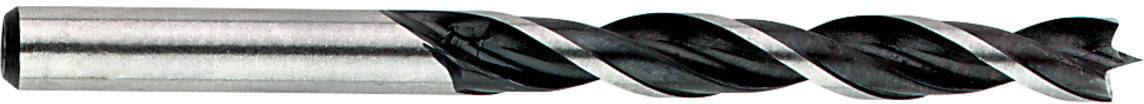 Ein Spiralbohrer aus Metall mit mehreren Schneidkanten in gewendeter Form, geeignet für präzises Bohren in verschiedenen Materialien.